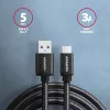 USB-kaabel Axagon BUCM3-AM10AB USB 3.2 Gen 1 1 m USB C USB A Must