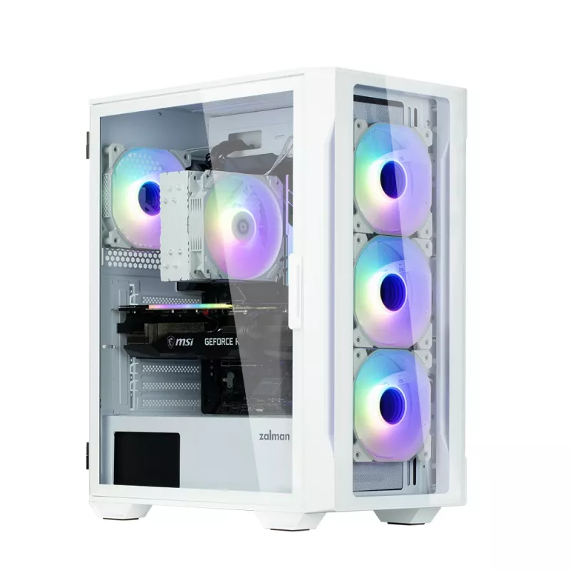 Zalman I3 NEO TG Valge arvutikorpus Midi Torn