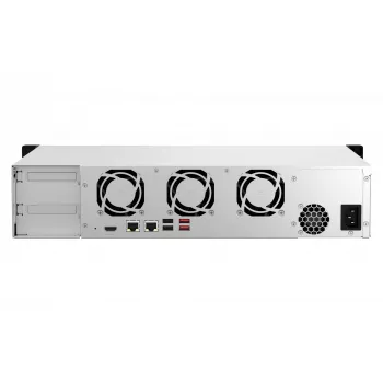 QNAP TS-864EU-8G NAS/salvestusserver Rack (2U) Intel® Celeron® 8 GB DDR4 0 TB QNAP Turbo System Must
