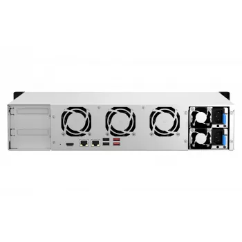 QNAP TS-864EU-RP-8G NAS/salvestusserver Rack (2U) Intel® Celeron® N5095 8 GB DDR4 0 TB QNAP Turbo System Must