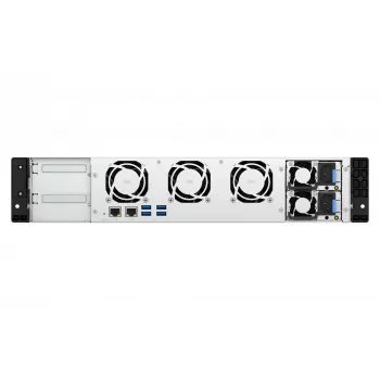 QNAP TS-855EU-RP NAS Rack (2U) Intel Atom® C5125 8 GB DDR4 0 TB QuTS hero Must