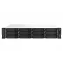 QNAP TS-1264U-RP NAS Rack (2U) Intel® Celeron® 8 GB DDR4 0 TB QNAP QTS Alumiinium, Must