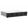 QNAP TS-1264U-RP NAS Rack (2U) Intel® Celeron® 8 GB DDR4 0 TB QNAP QTS Alumiinium, Must