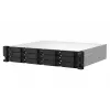 QNAP TS-1264U-RP NAS Rack (2U) Intel® Celeron® 8 GB DDR4 0 TB QNAP QTS Alumiinium, Must