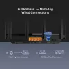 TP-Link Archer AX5400 Multi-Gigabit WiFi 6 ruuter, Wi-Fi 6 (802.11ax), kaheribaline (2,4 GHz / 5 GHz), Ethernet LAN, must, laua-/postiruuter