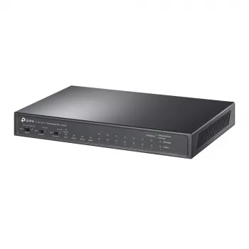 TP-Link 8-pordiline 10/100 Mbit/s + 3-pordiline Gigabit lauaarvuti kommutaator 8-pordilise PoE+-ga