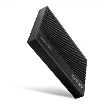 Kõvaketta/SSD korpus Axagon EE25-GTR USB-C 3.2 Gen 2 Must 2,5 tolli