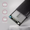 Kõvaketta/SSD korpus Axagon EE25-GTR USB-C 3.2 Gen 2 Must 2,5 tolli