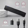 Kõvaketta/SSD korpus Axagon EE25-GTR USB-C 3.2 Gen 2 Must 2,5 tolli