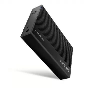 Axagon EE35-GTR USB-C 5Gbps - SATA 6G, 3.5 RIBBED box MUST - USB Typ C HDD korpus 3.5 tolli