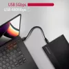 Axagon EE35-GTR USB-C 5Gbps - SATA 6G, 3.5 RIBBED box MUST - USB Typ C HDD korpus 3.5 tolli