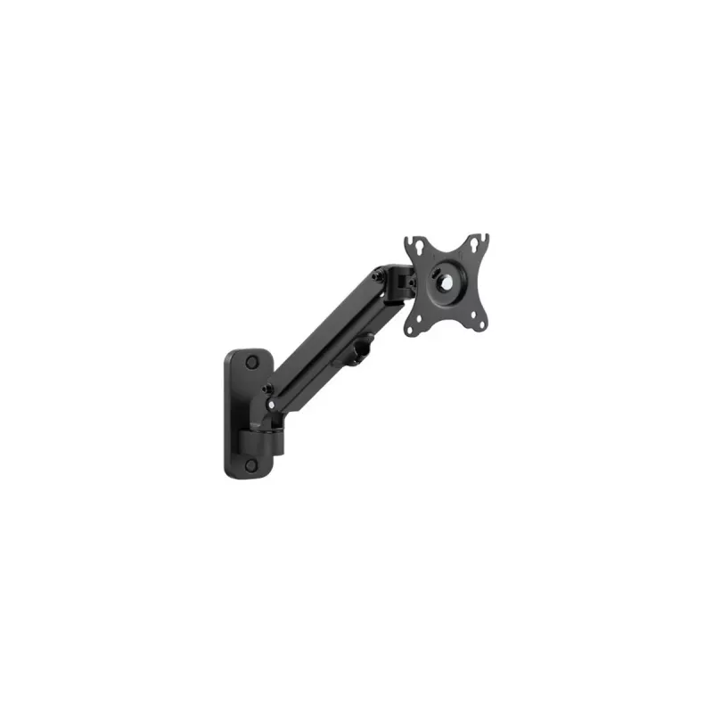 Seinale kinnitatav monitori kinnitus Gembird MA-WA1-01 17–27-tollistele ekraanidele, VESA 75x75 / 100x100, max koormus 7 kg, must