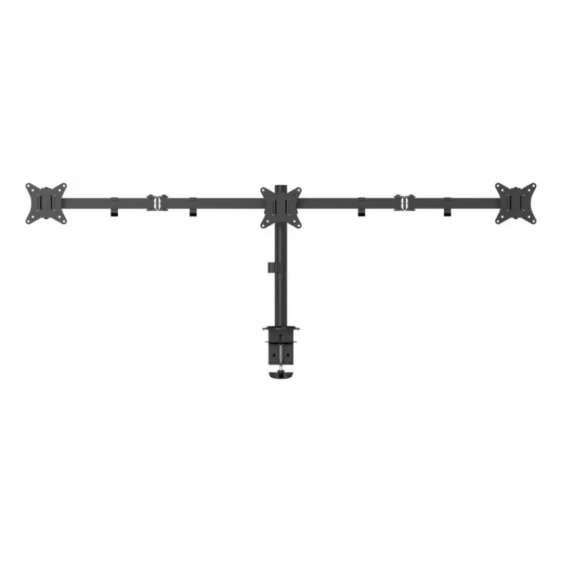 Gembird MA-D3-01 reguleeritav lauakinnitus 3 monitorile, 17–27 tolli, kuni 7 kg
