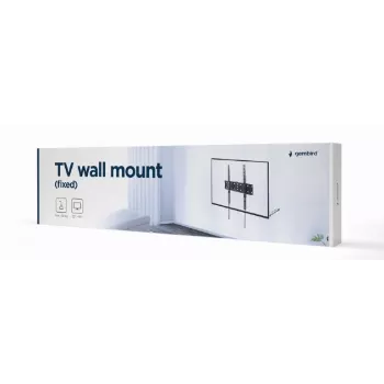 TV-kinnitus Gembird WM-55F-02 must, 32–55-tollistele ekraanidele, maksimaalne kandevõime 40 kg, VESA 200x200–400x400, õhuke 2,5 cm