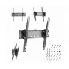TV kinnitus Gembird WM-55T-02 32–55 tolli ekraanidele, kalle -12° kuni 12°, VESA 200x200–400x400, 40 kg, must