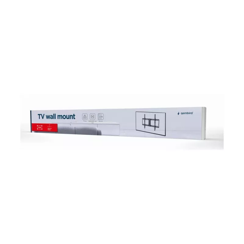 TV-kinnitus Gembird WM-80F-01 2,03 m 70 kg must