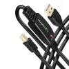Axagon ADR-215B USB 2.0 A-M -> B-M aktiivne ühendus-/repiterkaabel 15 m