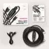 Axagon ADR-215B USB 2.0 A-M -> B-M aktiivne ühendus-/repiterkaabel 15 m
