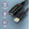 Axagon ADR-305 USB 3.2 Gen 1 A-M -> A-F aktiivne pikendus-/repiterkaabel 5 m