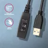 Axagon ADR-310 USB 3.2 Gen 1 A-M -> A-F aktiivne pikendus-/repiterkaabel 10 m