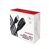 Axagon ADR-310 USB 3.2 Gen 1 A-M -> A-F aktiivne pikendus-/repiterkaabel 10 m