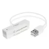 Axagon ADSA-1S USB 2.0 - 2,5-tolline HDD SATA, HDD/SSD korpus, 2,5 tolli, Serial ATA, Serial ATA II, Serial ATA III, 0,48 Gbit/s, USB-ühendus, Valge