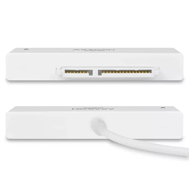 Axagon ADSA-1S USB 2.0 - 2,5-tolline HDD SATA, HDD/SSD korpus, 2,5 tolli, Serial ATA, Serial ATA II, Serial ATA III, 0,48 Gbit/s, USB-ühendus, Valge