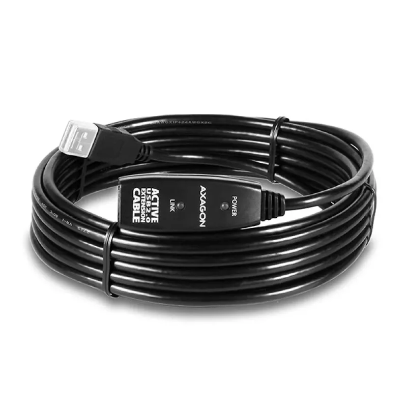 Axagon ADR-205 USB 2.0 A-M -> A-F aktiivne pikendus-/repiterkaabel 5 m