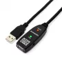 Axagon ADR-210 USB 2.0 A-M -> A-F aktiivne pikendus-/repiterkaabel 10 m