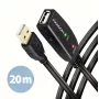 Axagon ADR-220 USB 2.0 A-M -> A-F aktiivne pikendus-/repiiiterkaabel 20 m