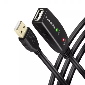 Axagon ADR-220 USB 2.0 A-M -> A-F aktiivne pikendus-/repiiiterkaabel 20 m