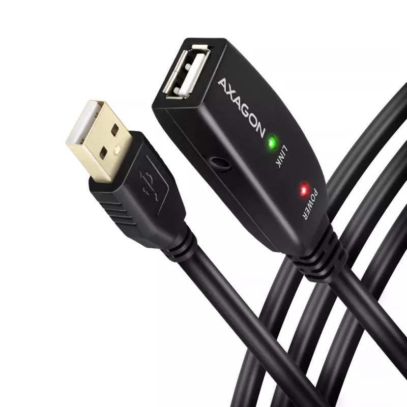 Axagon ADR-220 USB 2.0 A-M -> A-F aktiivne pikendus-/repiiiterkaabel 20 m