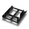 Axagon RHD-225 METALLKLAMBER kahe 2,5-tollise HDD/SSD paigaldamiseks 3,5-tollisesse pesasse, ventilaatori kinnituskoht