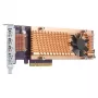 QNAP QM2-4P-384 liidesekaardid/adapter Sisemine PCIe