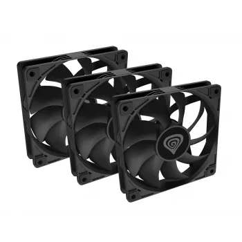 GENESIS Oxal 120 Computer case Fan 12 cm Must 3 tk