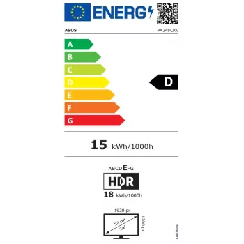 Arvutimonitor ASUS ProArt PA248CRV 24.1 tolli WUXGA (1920 x 1200), IPS, 75 Hz, 350 cd/m², USB-C PD 96W, DCI-P3 97%, sRGB 100%