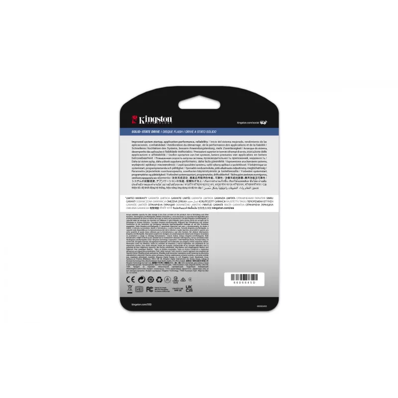 SSD-ketas Kingston Technology 480GB 2.5 tolli SATA DC600M