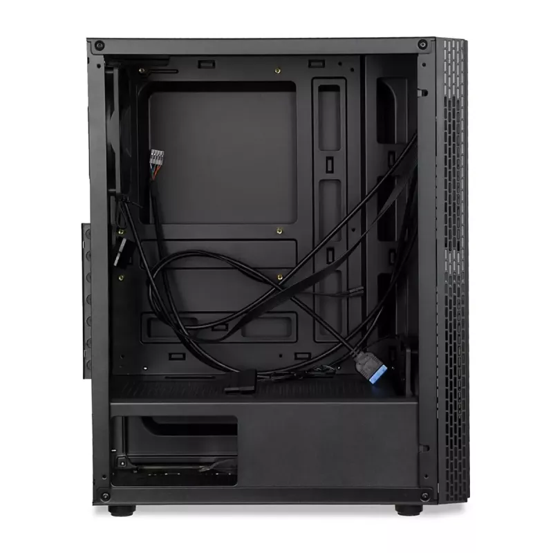 PC korpus IBOX ANTILA 39 Midi Tower — must, ATX/microATX, GPU kuni 31 cm, CPU jahuti kõrgus 150 mm