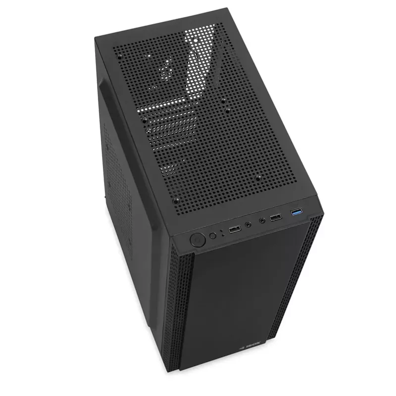 PC korpus IBOX ANTILA 39 Midi Tower — must, ATX/microATX, GPU kuni 31 cm, CPU jahuti kõrgus 150 mm
