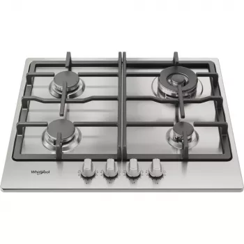 Whirlpool TGML 661 IX R Roostevabast terasest sisseehitatav 58 cm gaasipliit 4 tsooni