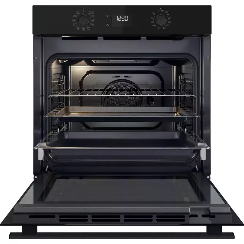 Sisseehitatud elektriahi WHIRLPOOL OMR58HU1B — 71 L, A+, hüdrolüütiline isepuhastus, konvektsioon, grill, teleskoopsiin