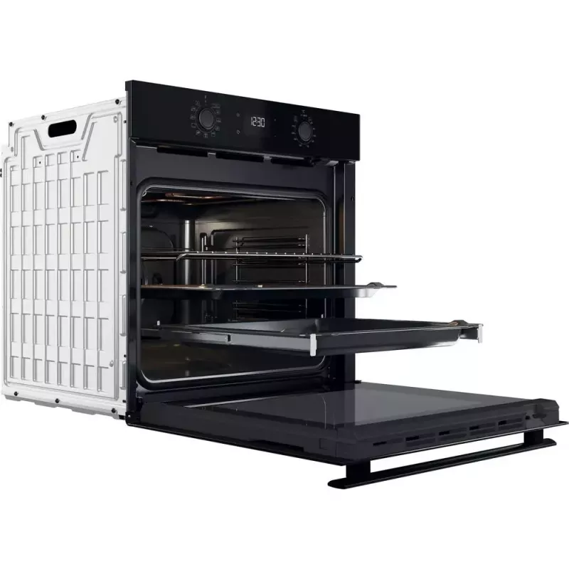 Sisseehitatud elektriahi WHIRLPOOL OMR58HU1B — 71 L, A+, hüdrolüütiline isepuhastus, konvektsioon, grill, teleskoopsiin