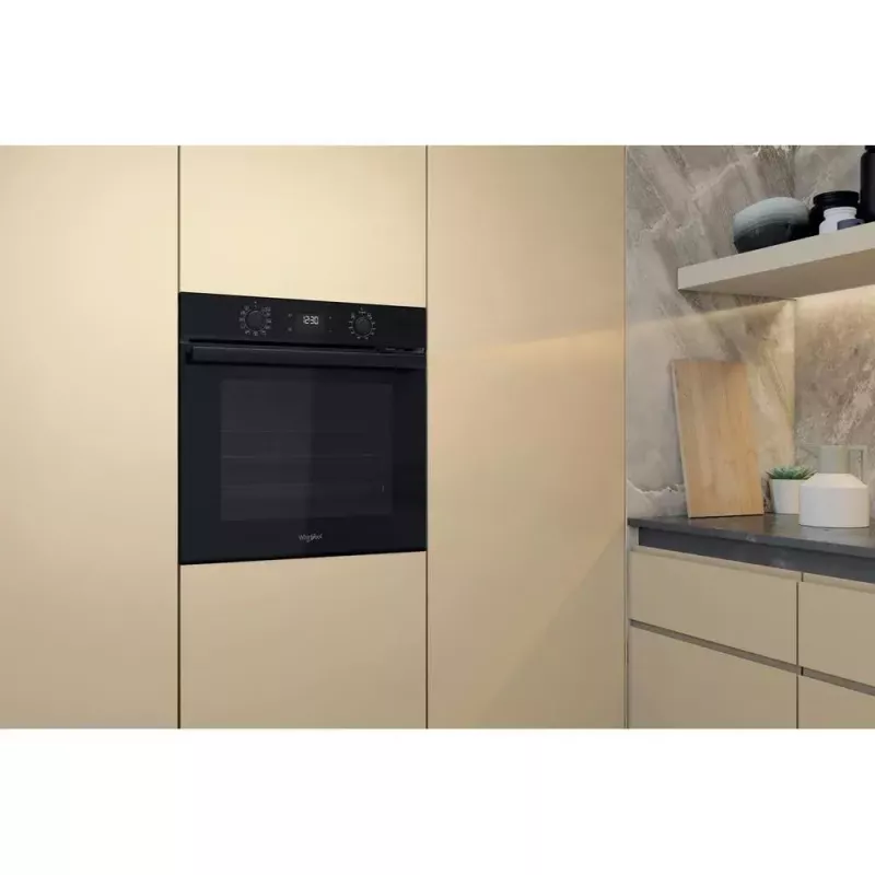 Sisseehitatud elektriahi WHIRLPOOL OMR58HU1B — 71 L, A+, hüdrolüütiline isepuhastus, konvektsioon, grill, teleskoopsiin