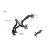 ICY BOX IB-MS314-T 81,3 cm (32 tolli) lauaalus Must