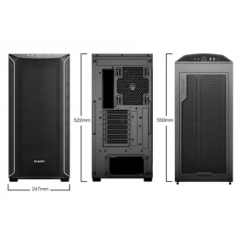 Arvuti korpus be quiet! Shadow Base 800 DX Midi Tower Must