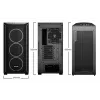 Arvuti korpus be quiet! Shadow Base 800 FX Midi Tower Must