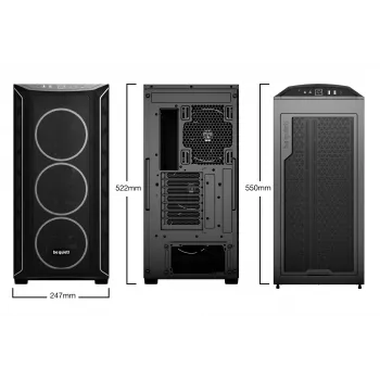 Arvuti korpus be quiet! Shadow Base 800 FX Midi Tower Must
