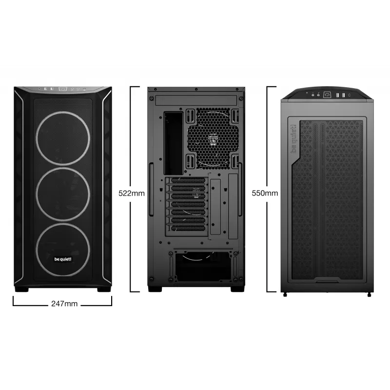 Arvuti korpus be quiet! Shadow Base 800 FX Midi Tower Must