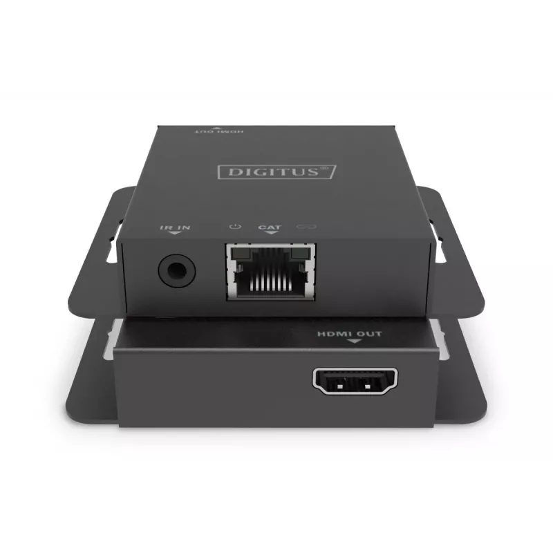 DIGITUS HDMI pikenduskomplekt - 4K/30Hz 70m PoC IR