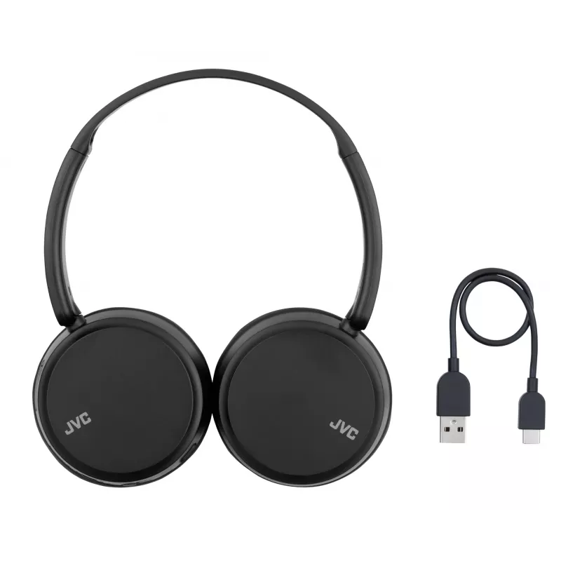 JVC Deep Bass Bluetooth On Ear Must, juhtmevaba, kõned/muusika, 20–20000 Hz, 157 g, peakomplekt, must